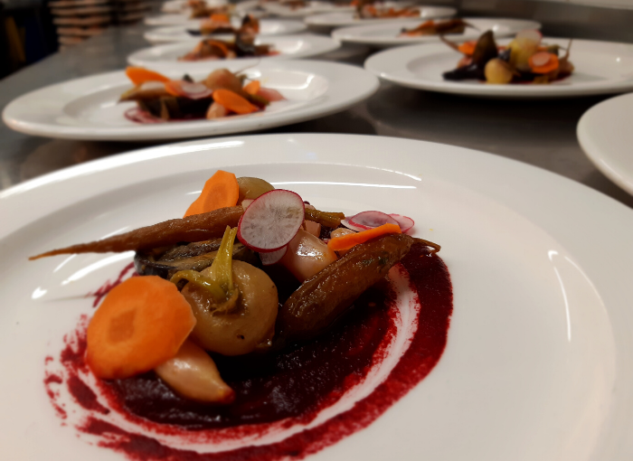 Christmas dinner from CH&Co at 66 Portland Place