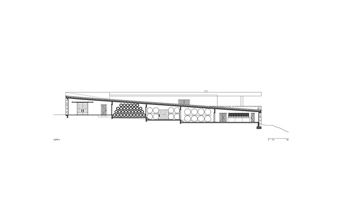 Adega Pico Winery and Hotel cross section 2 wineryjpg