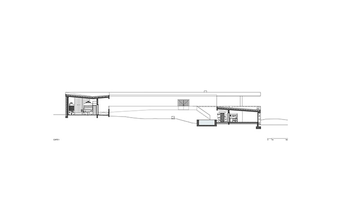 Adega Pico Winery and Hotel cross section 1jpg
