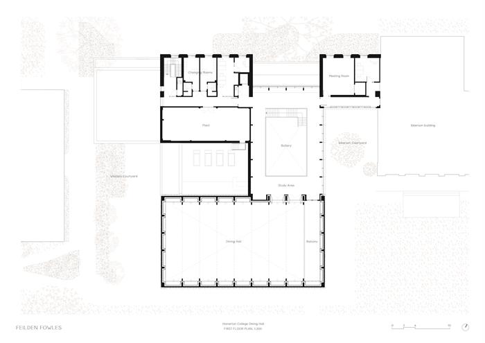 Dining Hall Homerton College CambridgeFeilden Fowles ArchitectsWEBIMAGE19jpg