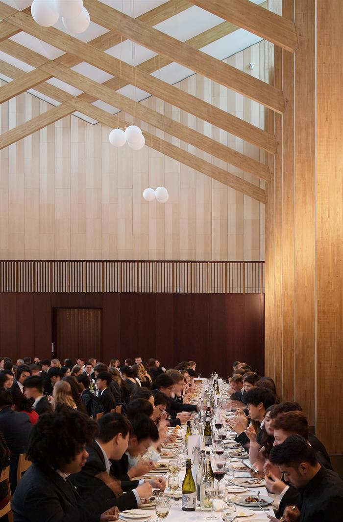 Dining Hall Homerton College CambridgeDavid GrandorgeWEBIMAGE7jpg