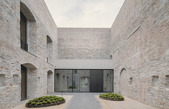 Jacoby Studios brick walled outdoor spacejpg