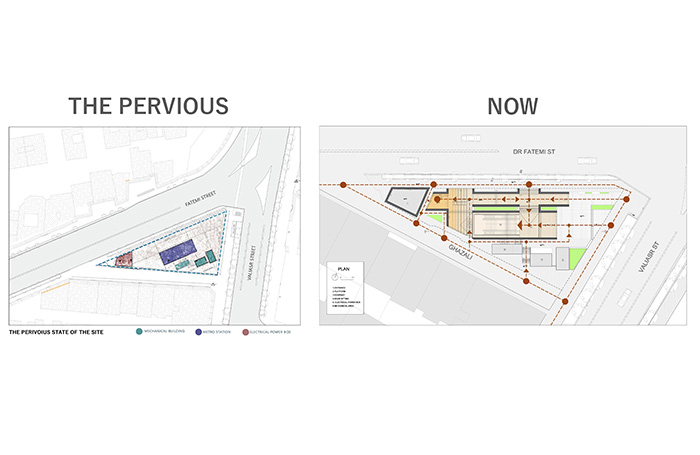 Jahad Metro Plaza comparison of old and new site planjpg