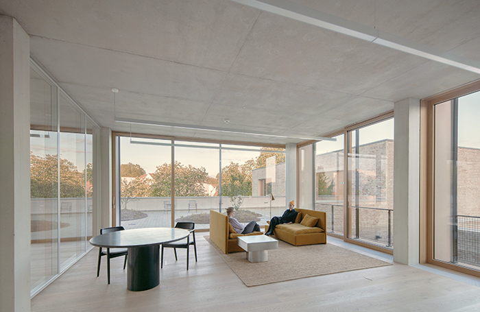 Jacoby Studios interior space with floor to ceiling windowsjpg