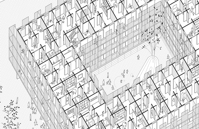 Modulus Matrix isometric view of a floorplanjpg