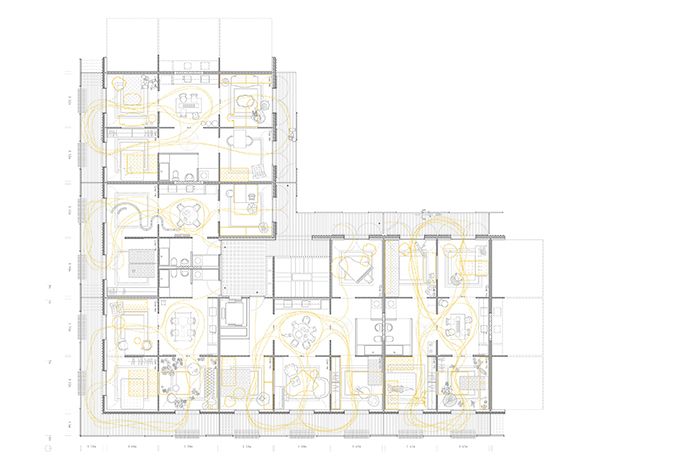 Modulus Matrix detailed section of floorplanjpg