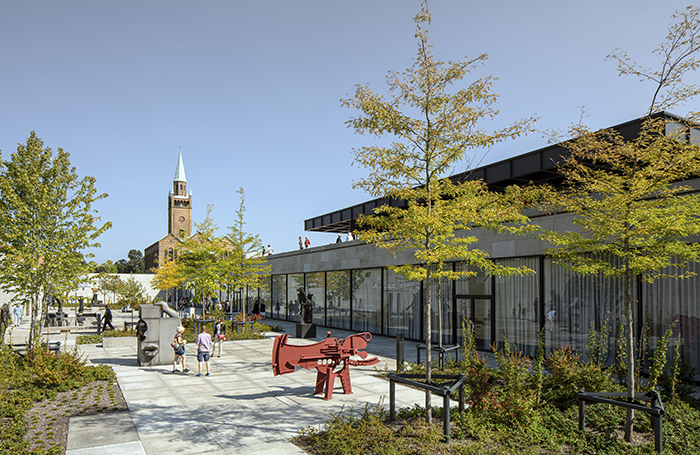 Outside space at Neue Nationalgalerie refurbishmentjpg