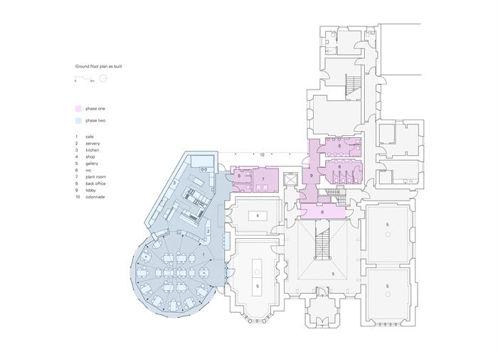 Plas GlynyWeddw Arts Centre CafeMark Wray Architects Sanderson Sculptures and Fold EngineeringWEBIMA