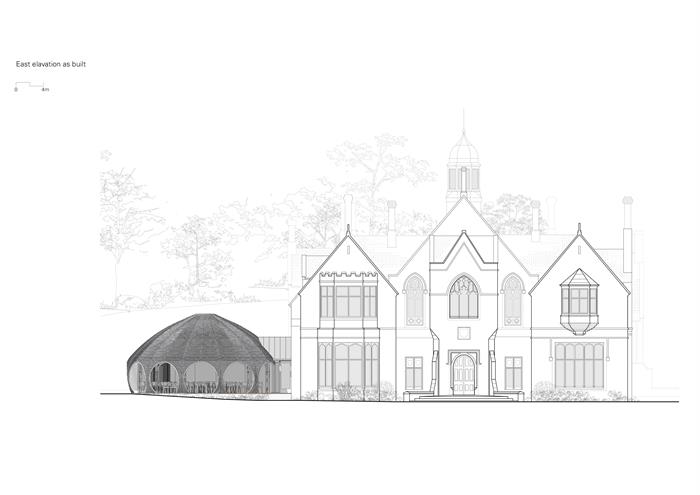 Plas GlynyWeddw Arts Centre CafeMark Wray Architects Sanderson Sculptures and Fold EngineeringWEBIMA