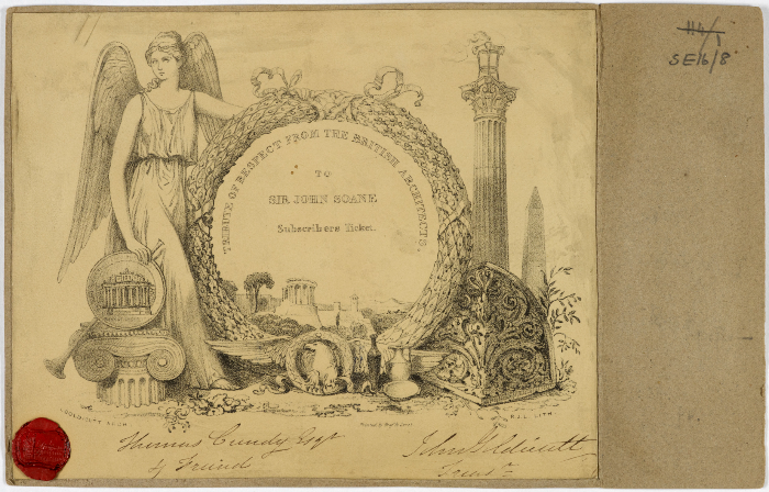 Soane medal ticketpng