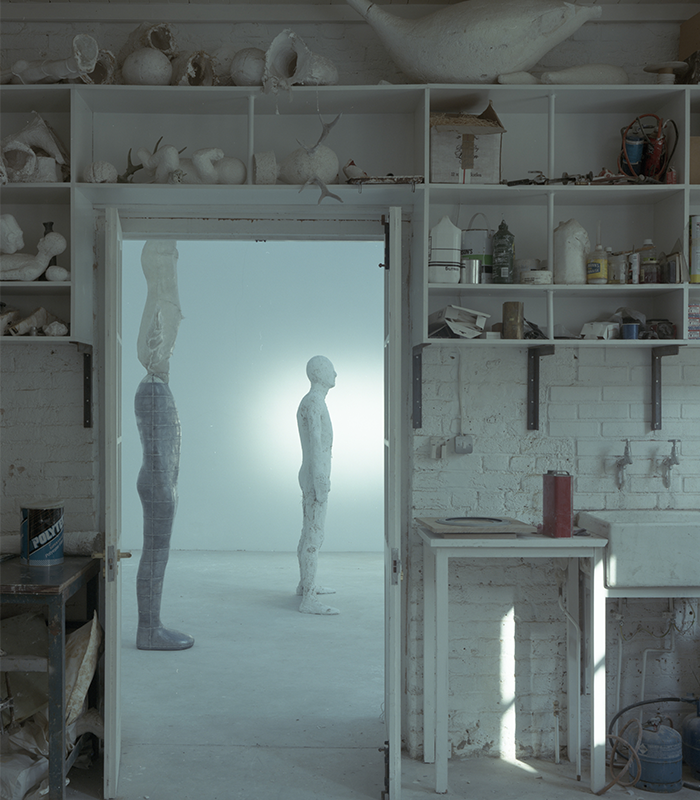 Antony Gormleys workshop and studio Martin Charles RIBA Collectionspng