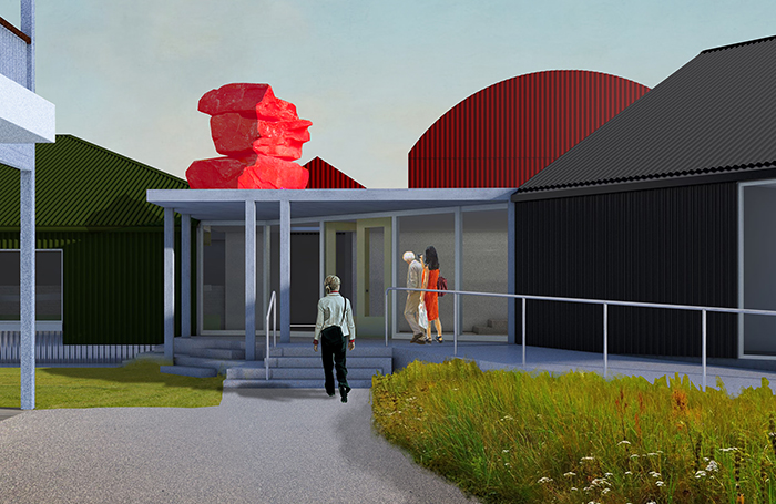 David Eland Wysing Arts Centre Early reception visual OEBjpg