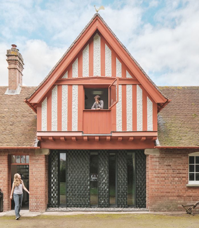 Exterior of Plas Hendy Stable Block in Monmouth Walesjpg