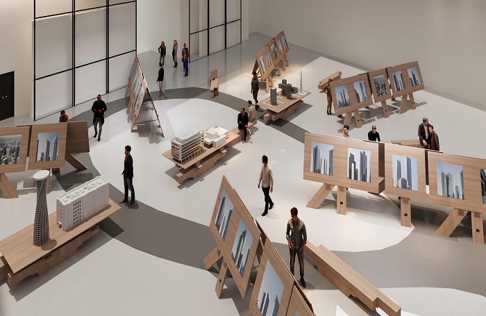 RIBA Gulf chapter illustration of the exhibition space 700x455jpg