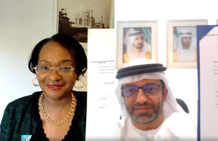 Virtual signing of an MoU with the SOEUAEjpg