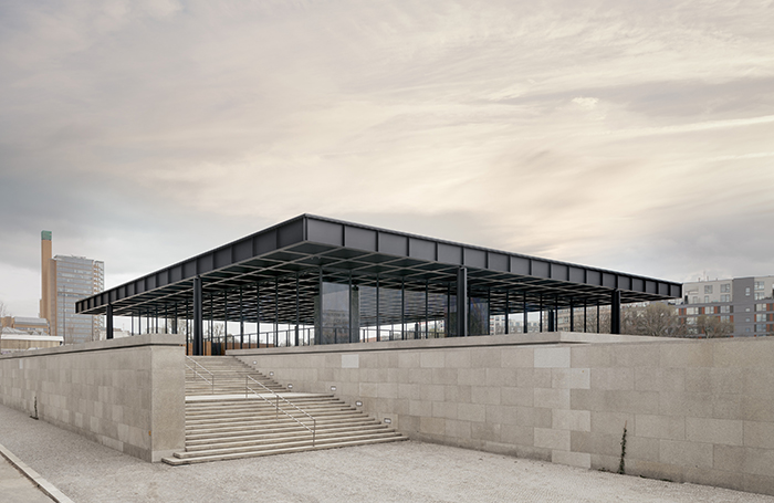 exterior view of Neue Nationalgalerie refurbishmentjpg