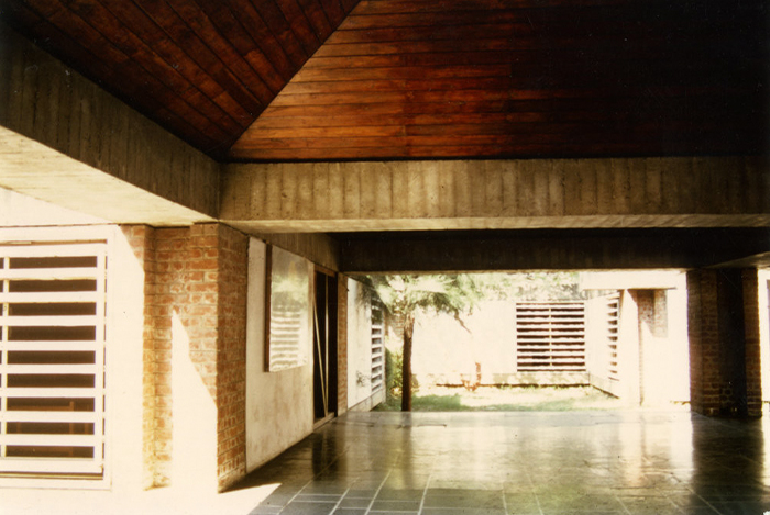 Gandhi Smarak Sangrahalaya entrance RIBA Collectionsjpg