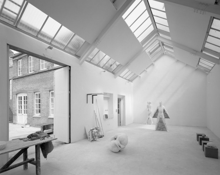 Gormley studio interior with skylightsjpg
