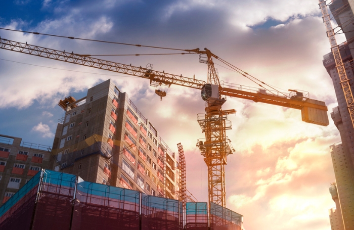 Image of a construction site with a cranejpg