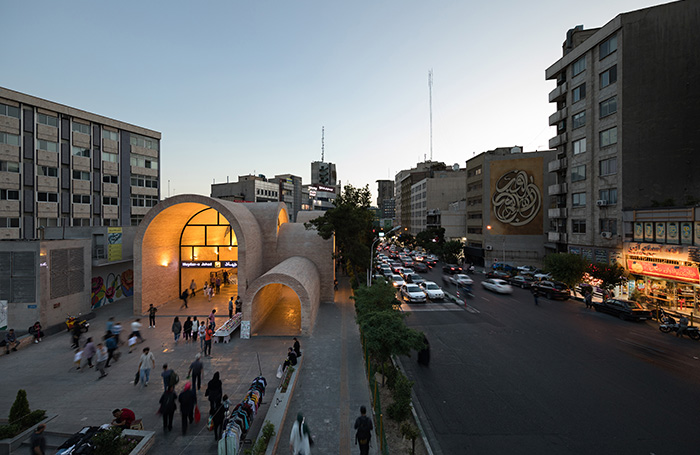 Jahad Metro Plaza elevated view of entrance and adjacent streetjpg