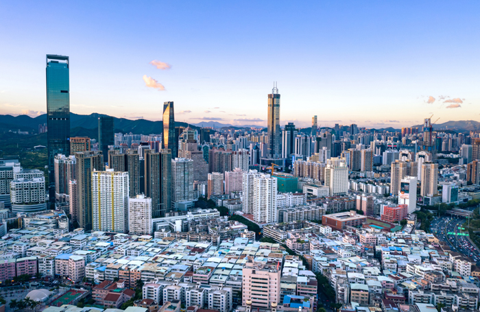 Aerial view of Shenzhen Chinajpg