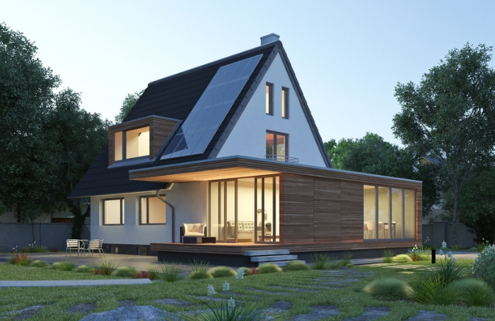 Exterior of new modern housebody700x455jpg
