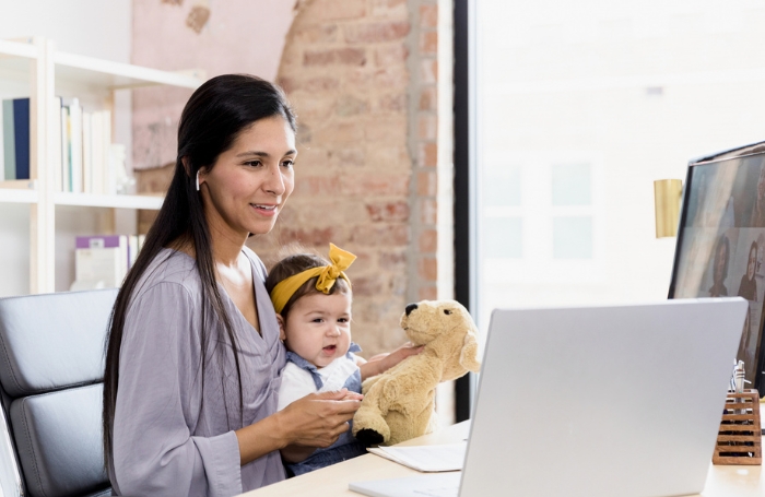 Professional woman working from home during Covid lockdown GC LARGEjpg