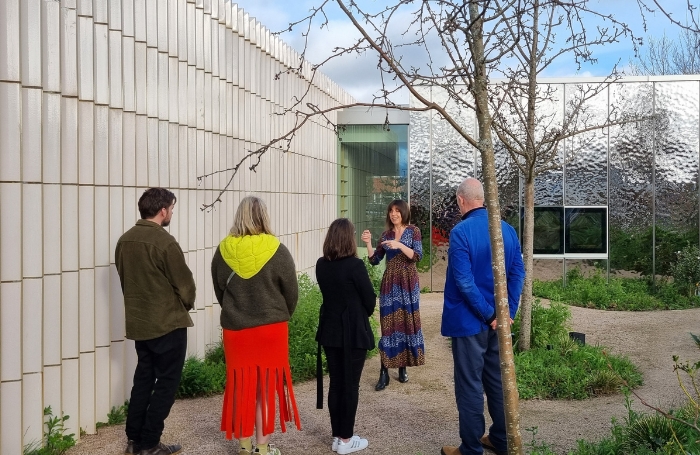 RIBA Awards jurors visiting a property and inspectingjpg