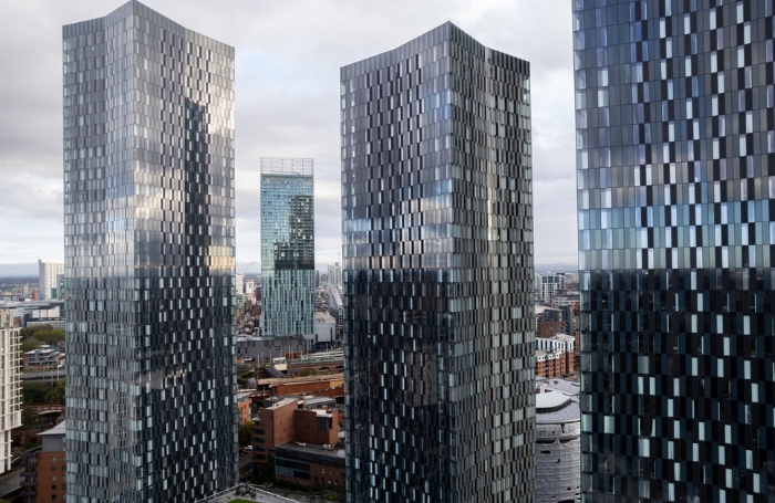 Three high rise buildings in Londonjpg
