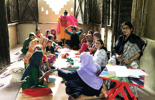 Women in a Bangladesh literacy centrejpg