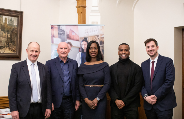 event speakers leftright Kevin Hollinrake MP Jack Pringle Chair of RIBA Board Florence Eshalomi MP event speakers leftright Kevin Hollinrake MP Jack Pringle Chair of RIBA Board Florence Eshalomi MP