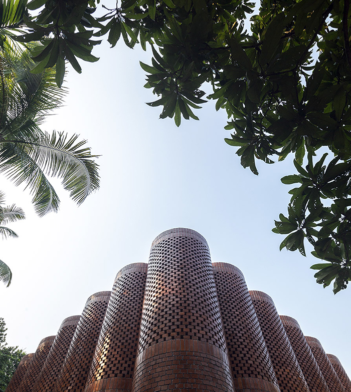 Shah Muhammad Mohsin Khan Mausoleum feature towers from outsidejpg