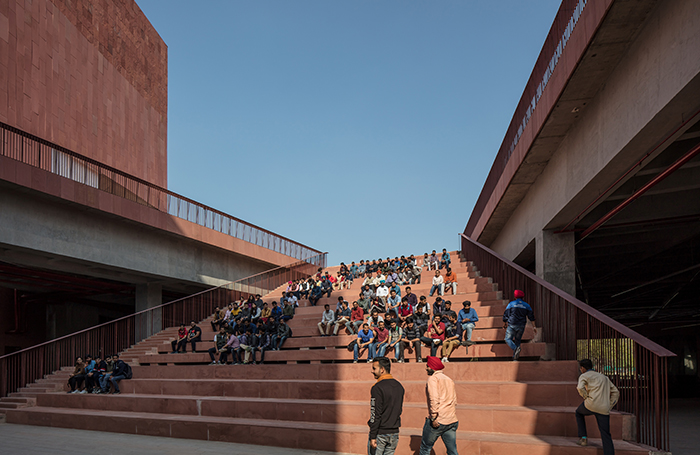 Thapar University Learning Laboratory outside lecture seating areajpg