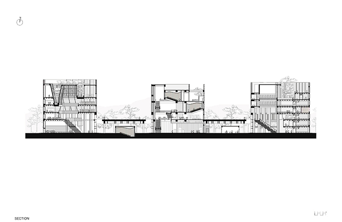 Thapar University Learning Laboratory cross section facing northjpg