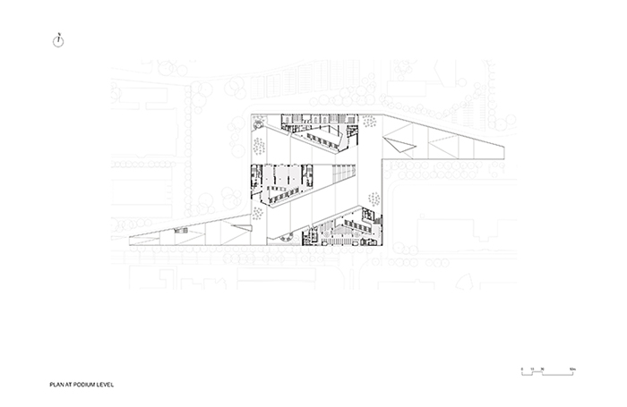 Thapar University Learning Laboratory plan at podium leveljpg