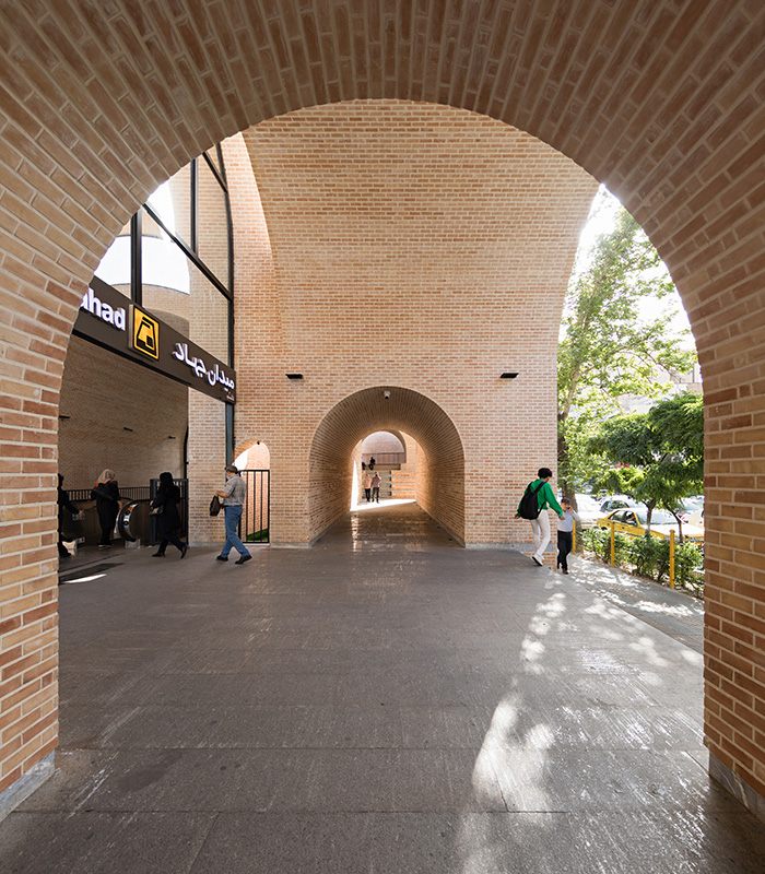Jahad Metro Plaza front entrance arched tunnel outsidejpg