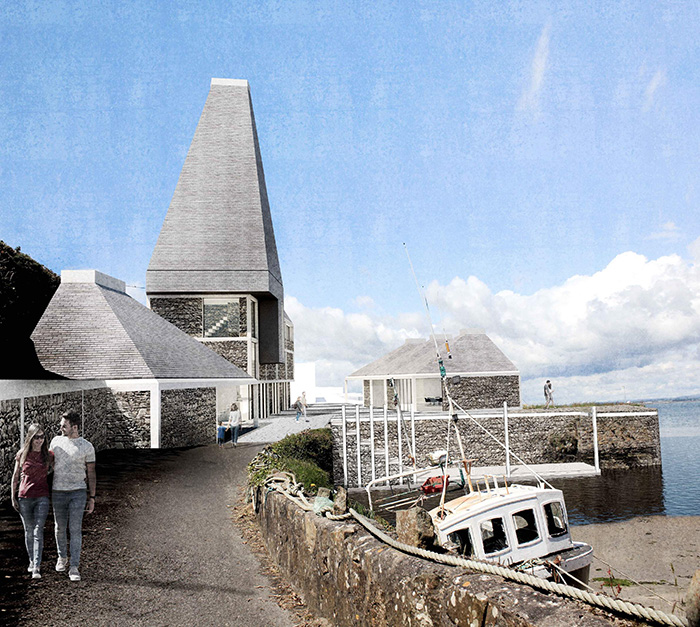 View, Community Glass, by Paul Colfer - RIBA Studio Part 1
