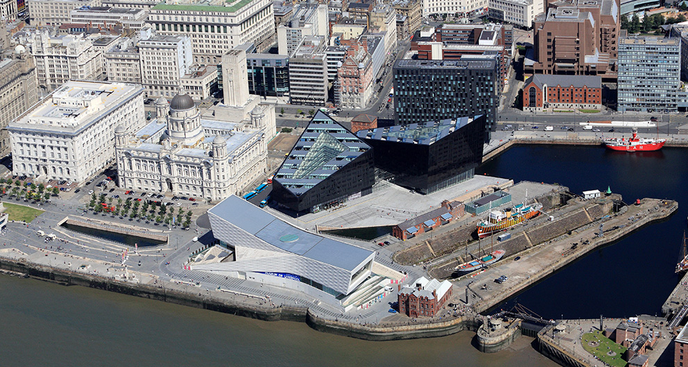 RIBA North from above by Webb Aviation